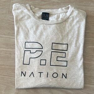 P.E Nation Heads Up Logo Tee